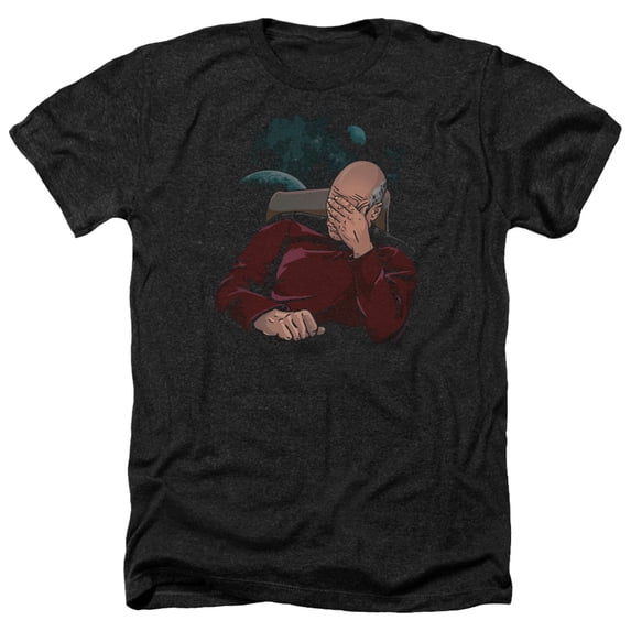 Star Trek - Facepalm - Heather Short Sleeve Shirt - Medium
