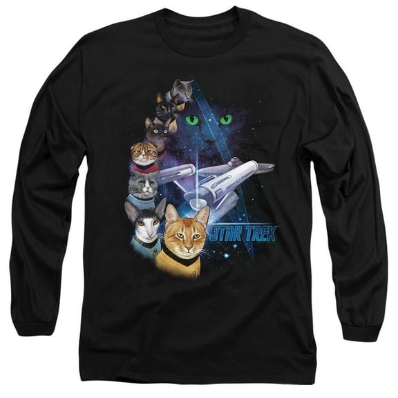 Star Trek - Feline Galaxy - Long Sleeve Shirt - Large