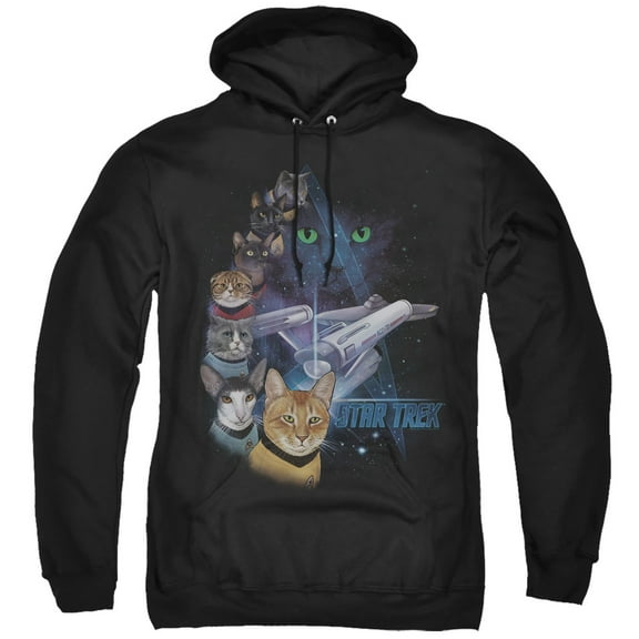 Star Trek - Feline Galaxy - Pull-Over Hoodie - Small