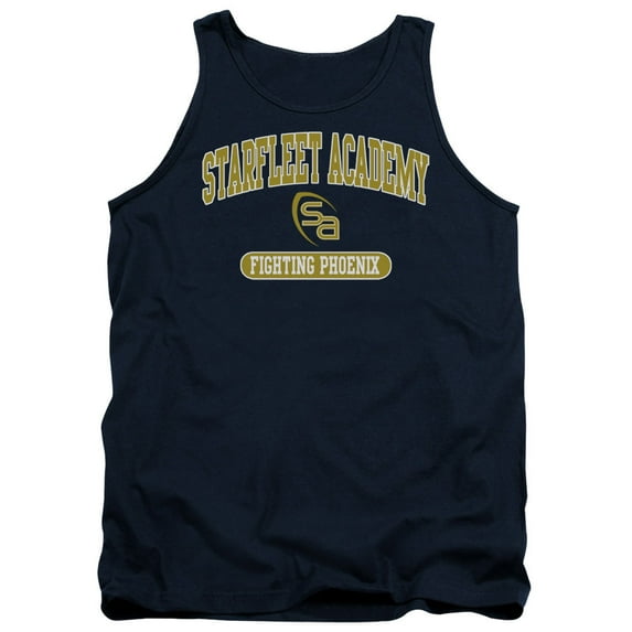 Star Trek Fight Adult Tank Top Navy