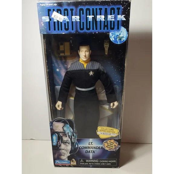 Star Trek First Contact Lt. Commander Data Action Figure 9" #24141 -b7-