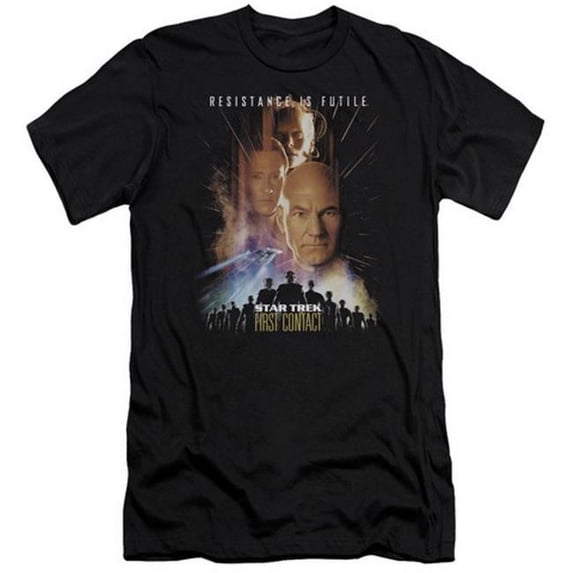 Star Trek-First Contact-Movie - Black- 2X