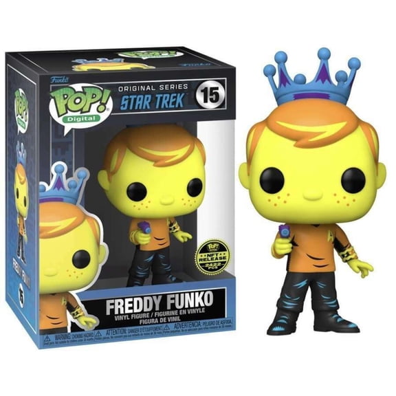 Funko Pop Digital: Star Trek FREDDY FUNKO Royalty Black Light Physical Redemption