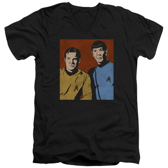 Star Trek - Friends - Slim Fit V Neck Shirt - Medium