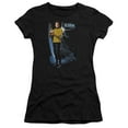 thumbnail image 1 of Star Trek Galactic Kirk Junior Women's Sheer T-Shirt Black, 1 of 2
