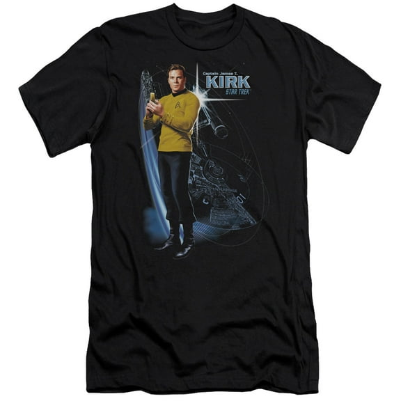 Star Trek - Galactic Kirk - Premium Slim Fit Short Sleeve Shirt - Medium