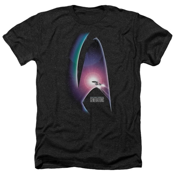 Star Trek - Generations(Movie) - Heather Short Sleeve Shirt - Medium
