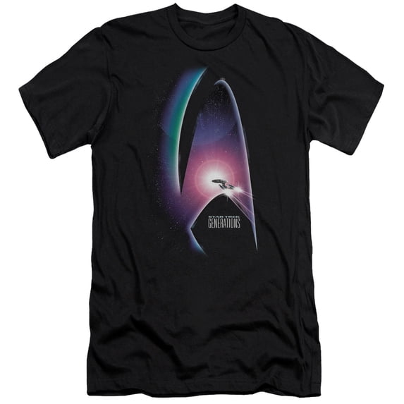 Star Trek - Generations(Movie) - Premium Slim Fit Short Sleeve Shirt - X-Large