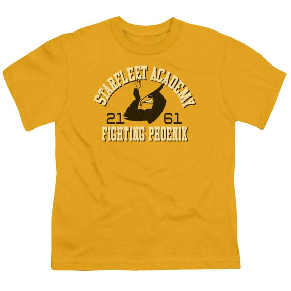 Star Trek Men's Go Fleet Youth T-shirt Gold