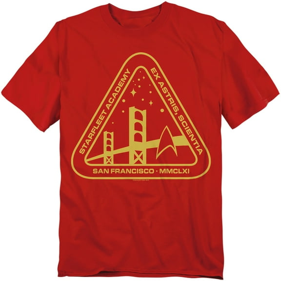 Star Trek Gold Academy Officially Licensed Adult T-Shirt M