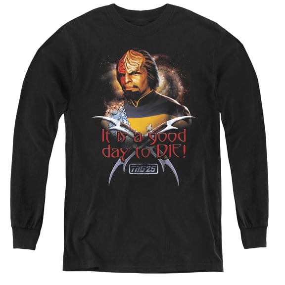 Star Trek - Good Day To Die - Youth Long Sleeve Shirt - Medium