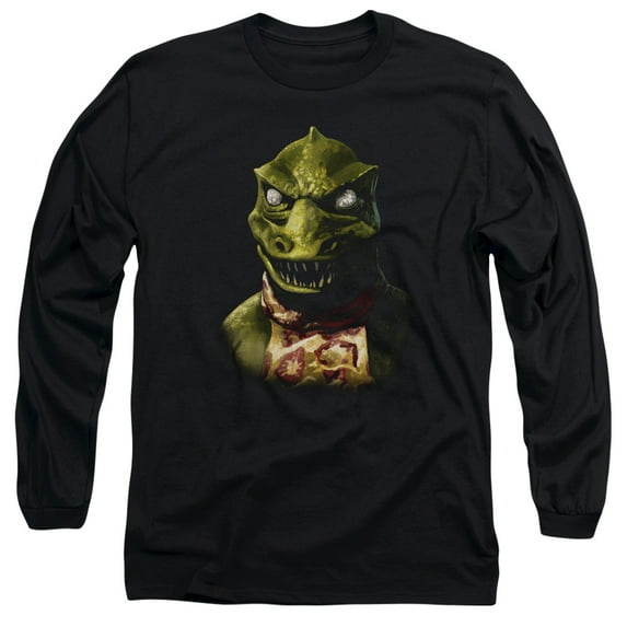 Star Trek Gorn Bust Long Sleeve Adult 18/1 T-Shirt Black