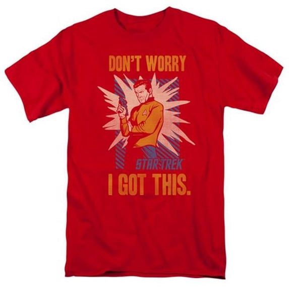 Star Trek-Got This - Short Sleeve Adult 18-1 Tee - Red- Extra Large