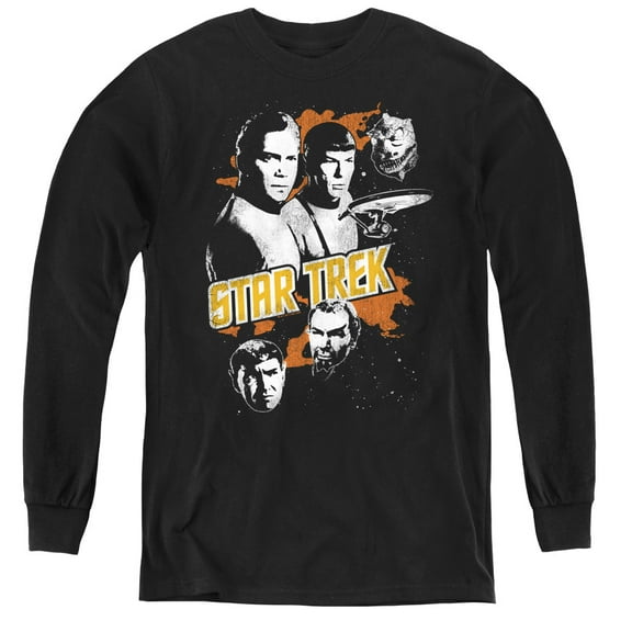 Star Trek - Graphic Good Vs Evil - Youth Long Sleeve Shirt - Large