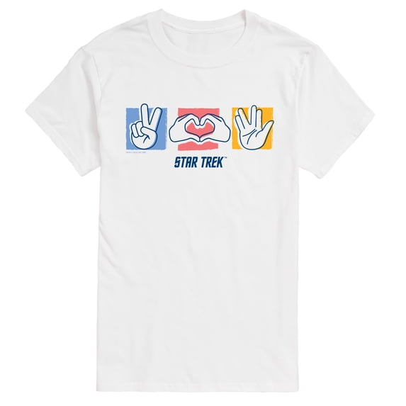 Star Trek - Hand Signs - Men's Short Sleeve Graphic T-Shirt