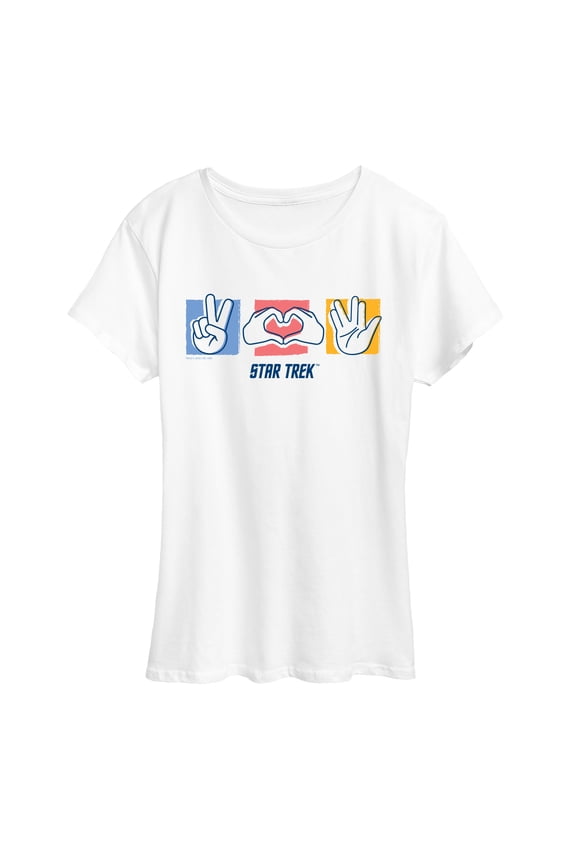 - Hand Signs - Women's Short Sleeve Graphic T-Shirt