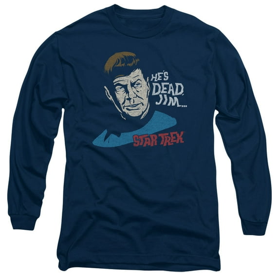 Star Trek - Hes Dead Jim - Long Sleeve Shirt - X-Large