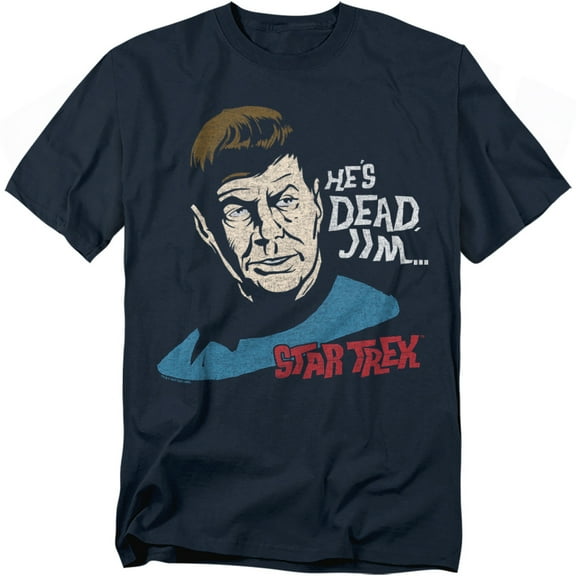 Star Trek Hes Dead Jim Officially Licensed Adult T-Shirt 2XL