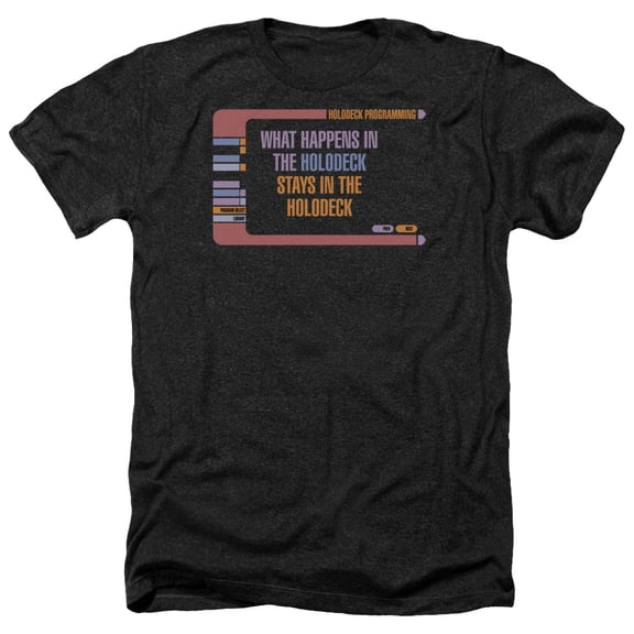 Star Trek - Holodeck Secrets - Heather Short Sleeve Shirt - Large