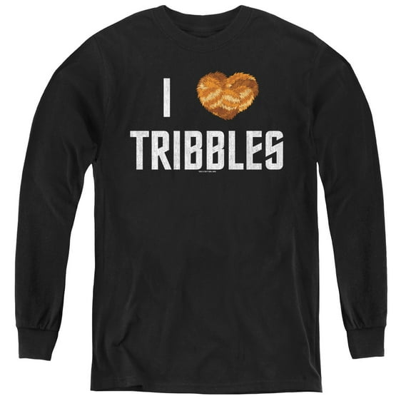 Star Trek - I Heart Tribbles - Youth Long Sleeve Shirt - Medium