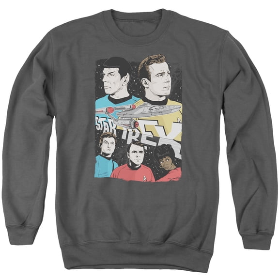 Star Trek - Illustrated Crew - Crewneck Sweatshirt - XXX-Large