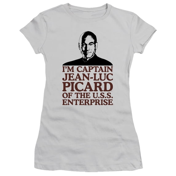 Star Trek - Im Captain - Juniors Teen Girls Cap Sleeve Shirt - Small