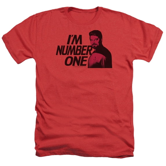 Star Trek - Im Number One - Heather Short Sleeve Shirt - X-Large