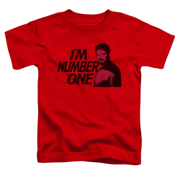 Star Trek Im Number One Toddler T-Shirt Red