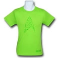 thumbnail image 1 of Star Trek Insignia Green Running Shirt-Men's Large, 1 of 4