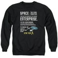 thumbnail image 1 of Star Trek - Intro - Crewneck Sweatshirt - Medium, 1 of 2