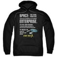 thumbnail image 1 of Star Trek - Intro - Pull-Over Hoodie - Large, 1 of 2