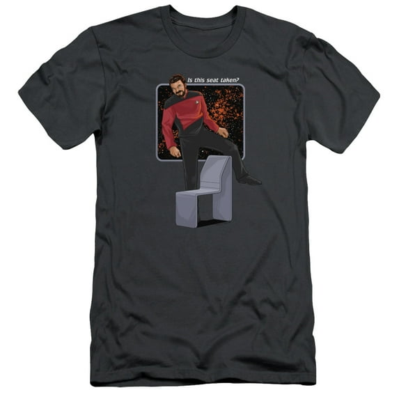 Star Trek - Is This Seat Taken - Premium Slim Fit Short Sleeve Shirt - Small