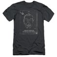 thumbnail image 1 of Star Trek Join The Search Adult 30/1 T-Shirt Charcoal, 1 of 1