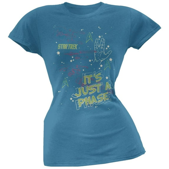 Star Trek - Just A Phase Juniors T-Shirt - X-Large