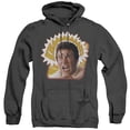 thumbnail image 1 of Star Trek Khaaaaaan Adult Heather Hoodie Sweatshirt Black, 1 of 1