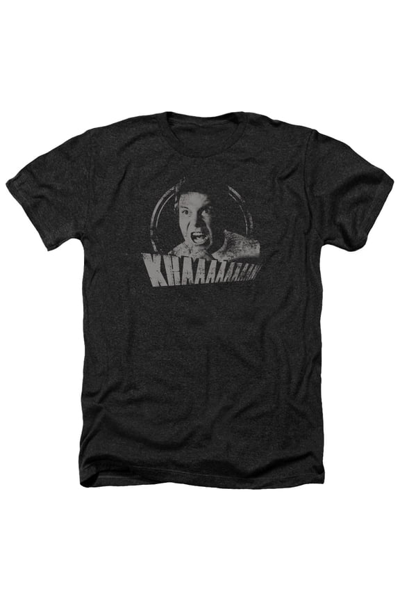 Star Trek - Khan Distressed - Heather Short Sleeve Shirt - Medium