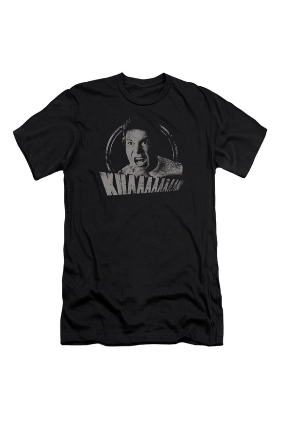 Star Trek - Khan Distressed - Premium Slim Fit Short Sleeve Shirt - X-Large