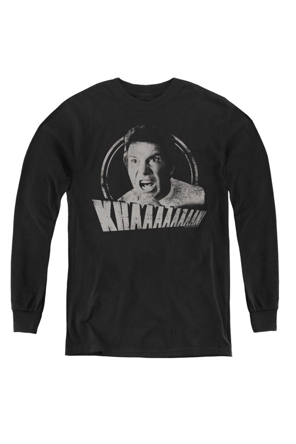 Star Trek - Khan Distressed - Youth Long Sleeve Shirt - Large