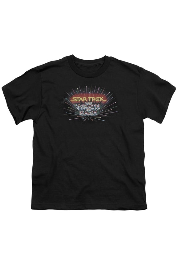 Star Trek/Khan Logo Big Boys Youth Shirt