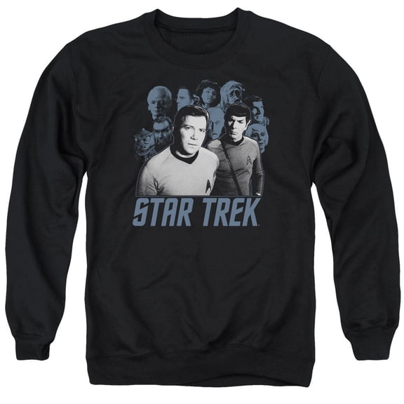 Star Trek - Kirk Spock And Company - Crewneck Sweatshirt - Small
