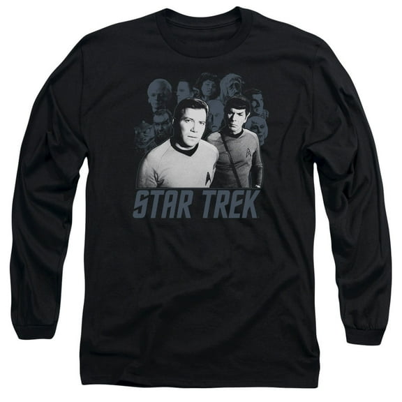 Star Trek - Kirk Spock And Company - Long Sleeve Shirt - Medium