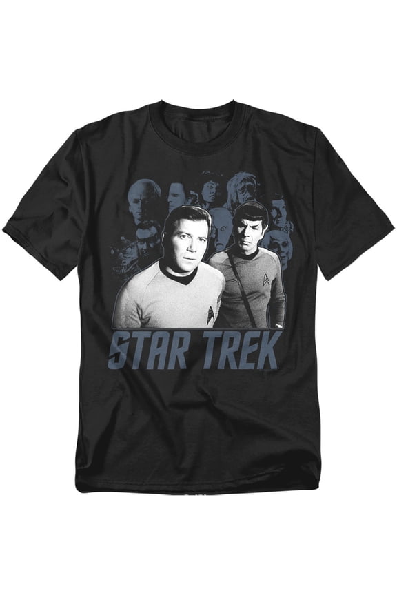 Kirk Spock And Company Officially Licensed Adult T-Shirt L