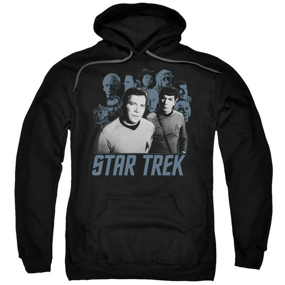Star Trek - Kirk Spock And Company - Pull-Over Hoodie - Small