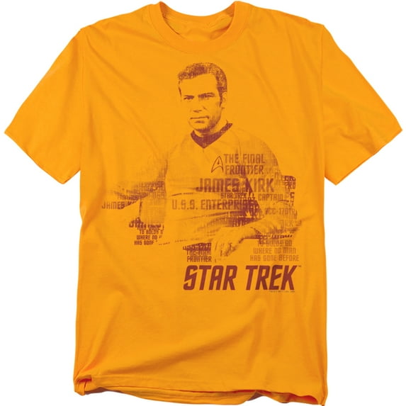 Star Trek Kirk Words Officially Licensed Adult T-Shirt 2XL