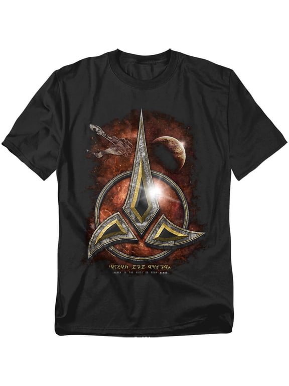 Men's Klingon Crest T-shirt X-Large Black
