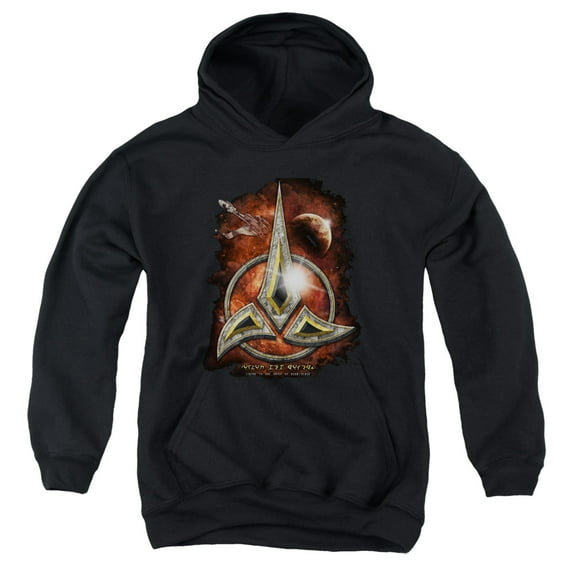 Star Trek - Klingon Crest - Youth Hooded Sweatshirt - Medium