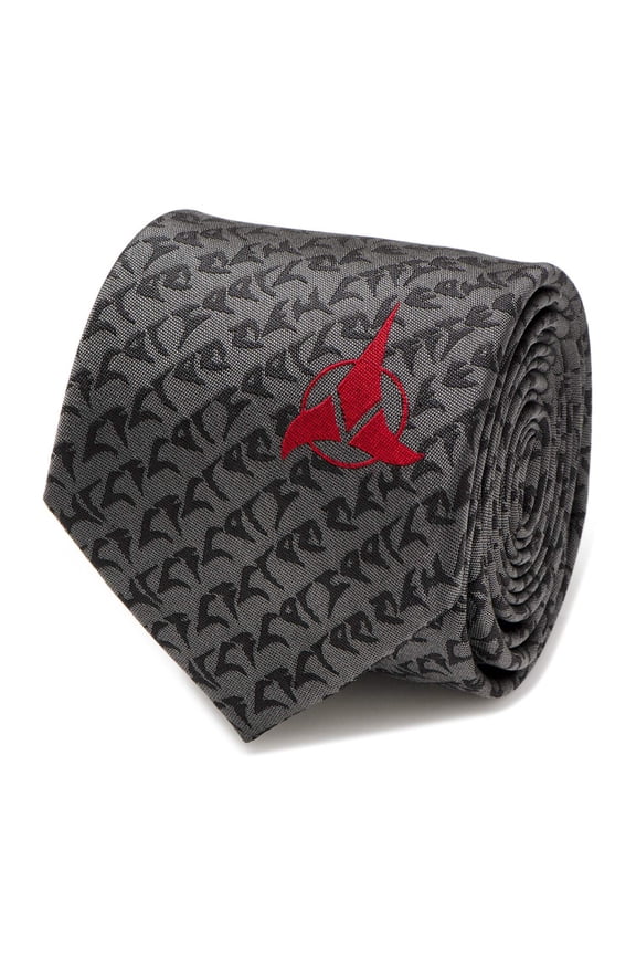Klingon Gray Men's Tie