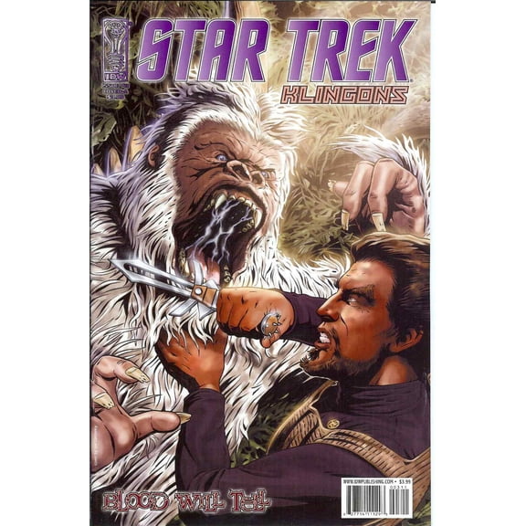 Star Trek: Klingons: Blood Will Tell #3A VF ; IDW Comic Book