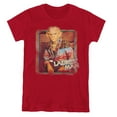 thumbnail image 1 of Star Trek Ladies Man Women's T-Shirt Cardinal, 1 of 1