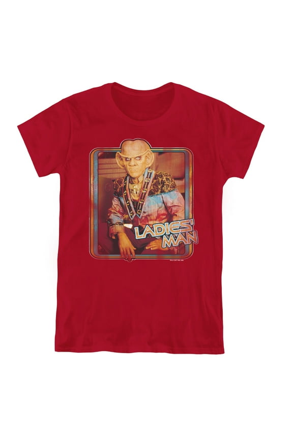 Star Trek Ladies Man Women's T-Shirt Cardinal